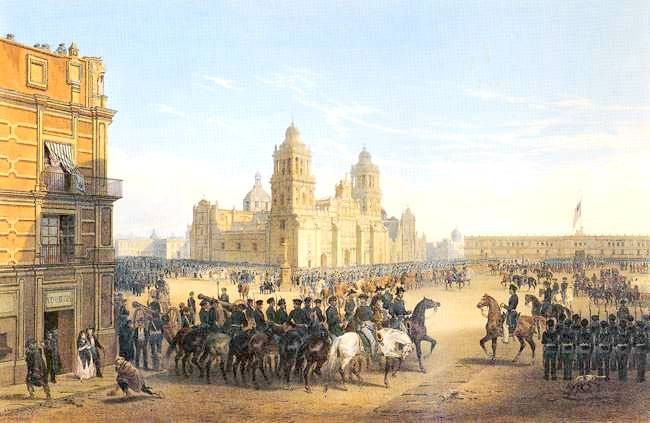 Scott Entering Mexico City