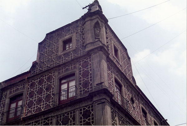 Facade of the restored building