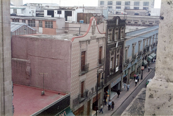 View outside second floor balcony