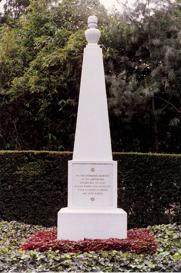 Monument to 750 Buried American Soldiers