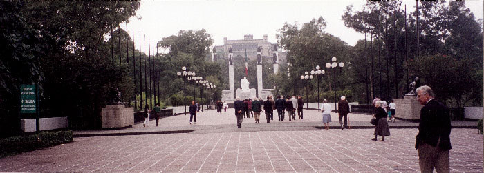 Monument seen from Belen Gate