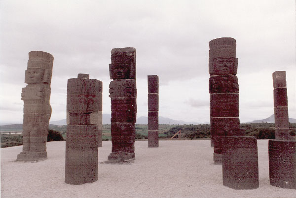 Los Atlanres, Temple of Tiahuizcalpantecuitli, Tula, Mexico