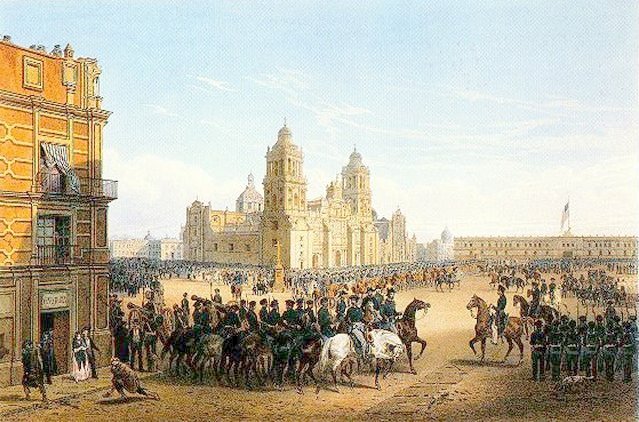 GEN. SCOTT'S ENTRANCE INTO MEXICO CITY - September 14, 1847